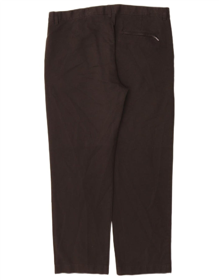Gerade Herren-Chinohose von Marks & Spencer, W36, L29, Schwarz, Polyester