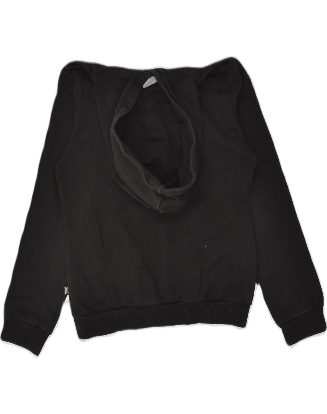 PUMA Boys Graphic Hoodie Jumper 11-12 Years Black Cotton | Vintage Puma | Thrift | Second-Hand Puma | Used Clothing | Messina Hembry 