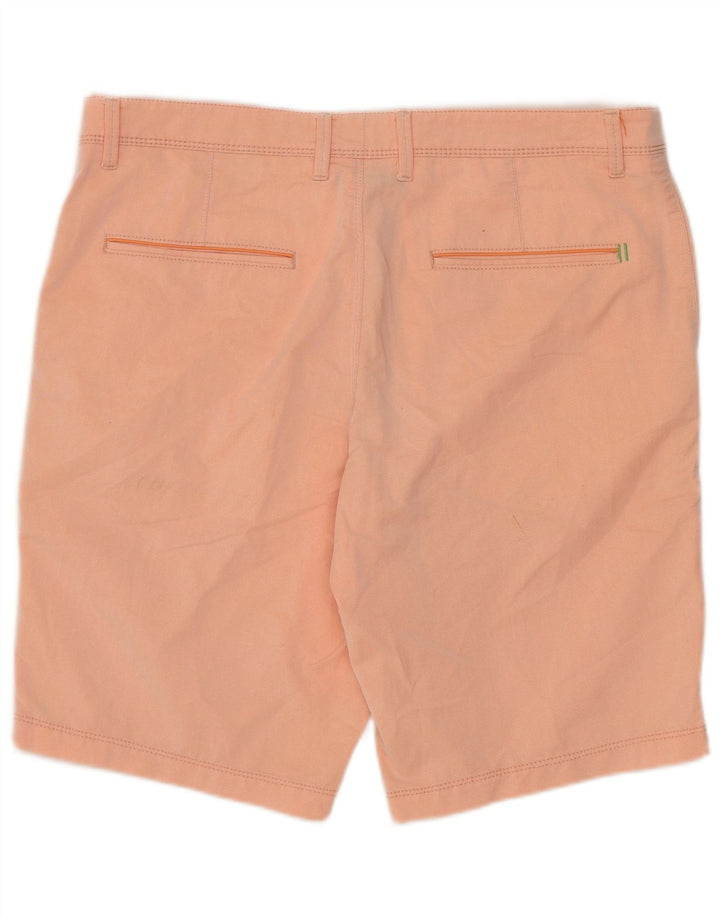 Hugo Boss Herren Chinoshorts IT 48 Medium W32 Orange Baumwolle