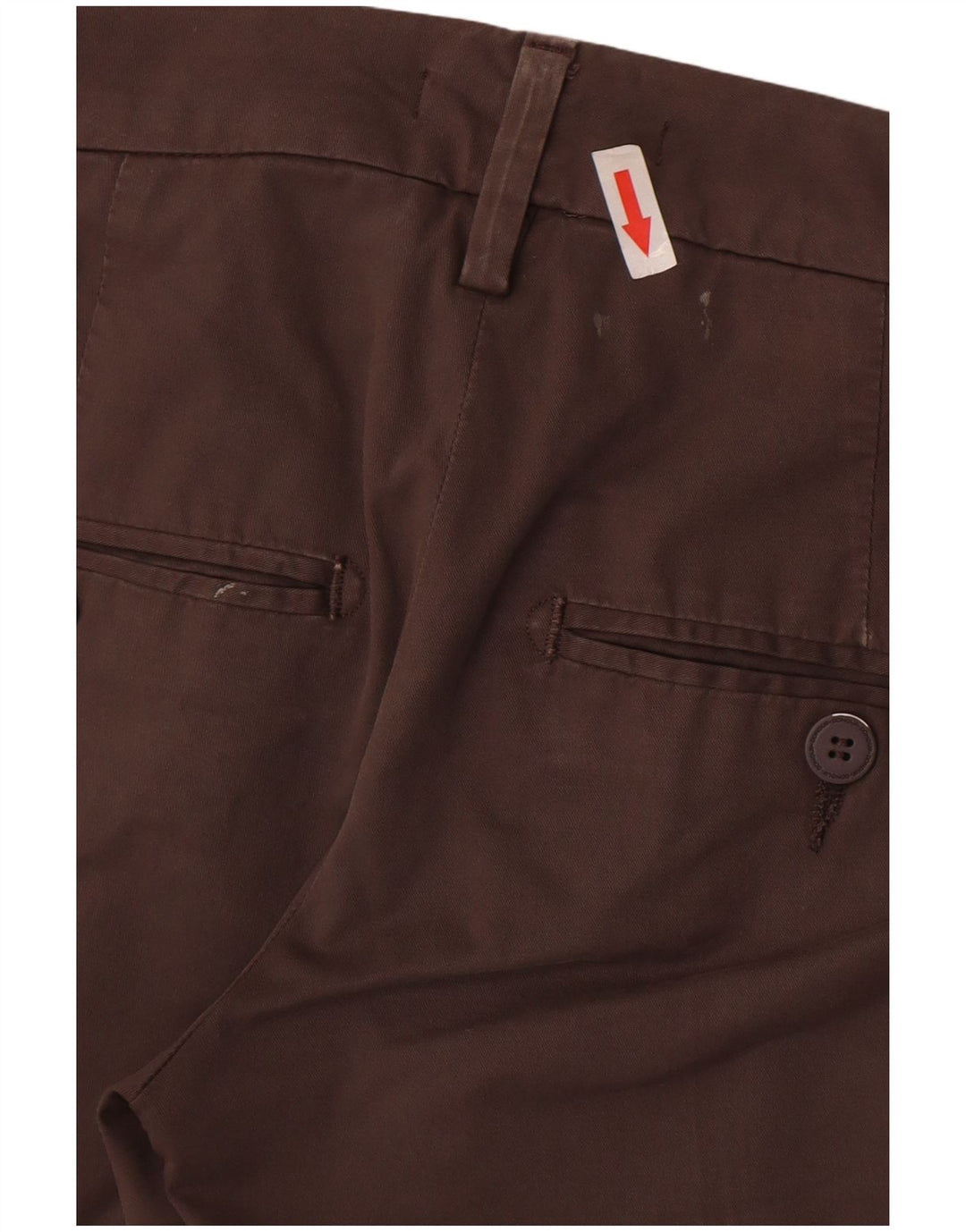 Dondup Slim Chino-Hose für Damen, W27, L27, graue Baumwolle
