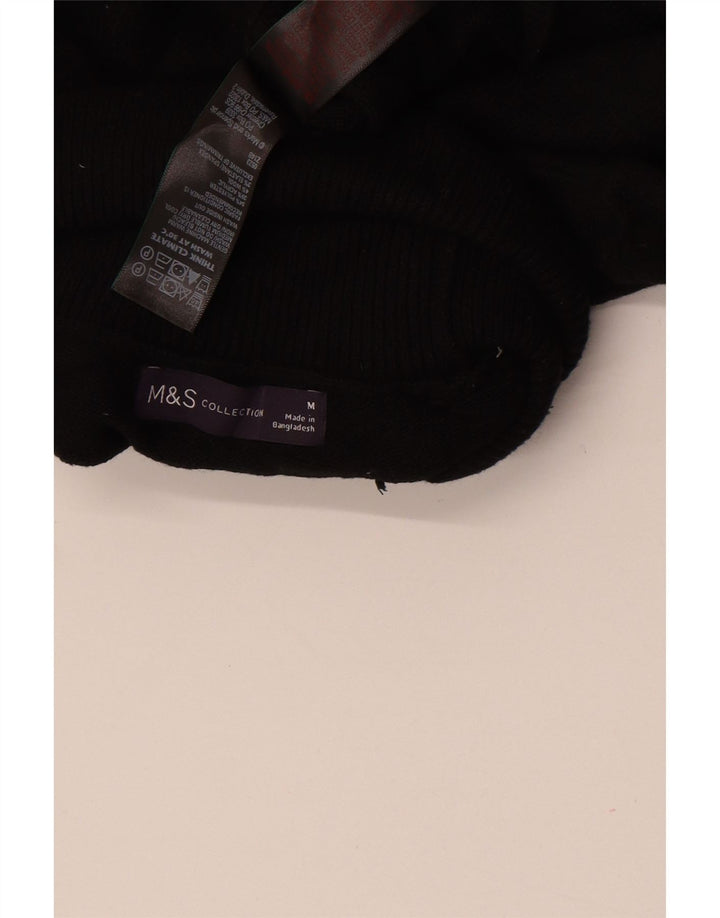Marks & Spencer Damen-Pullover mit Rollkragen, Gr. 14, mittelschwarz