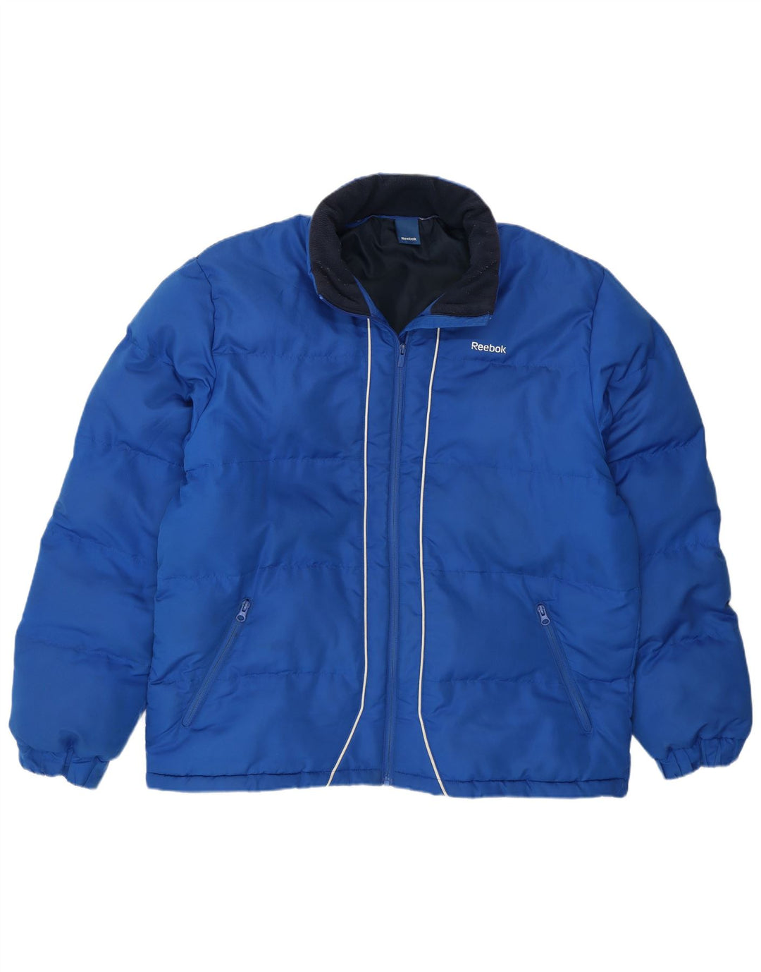 Reebok Herren Wattierte Jacke UK 42 XL Blau Polyester