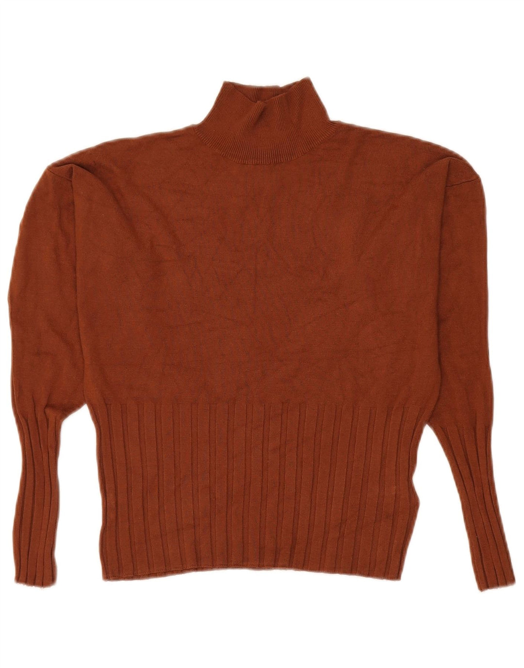 Marks & Spencer Damen-Pullover mit Rollkragen, Gr. 14, Braun, Viskose