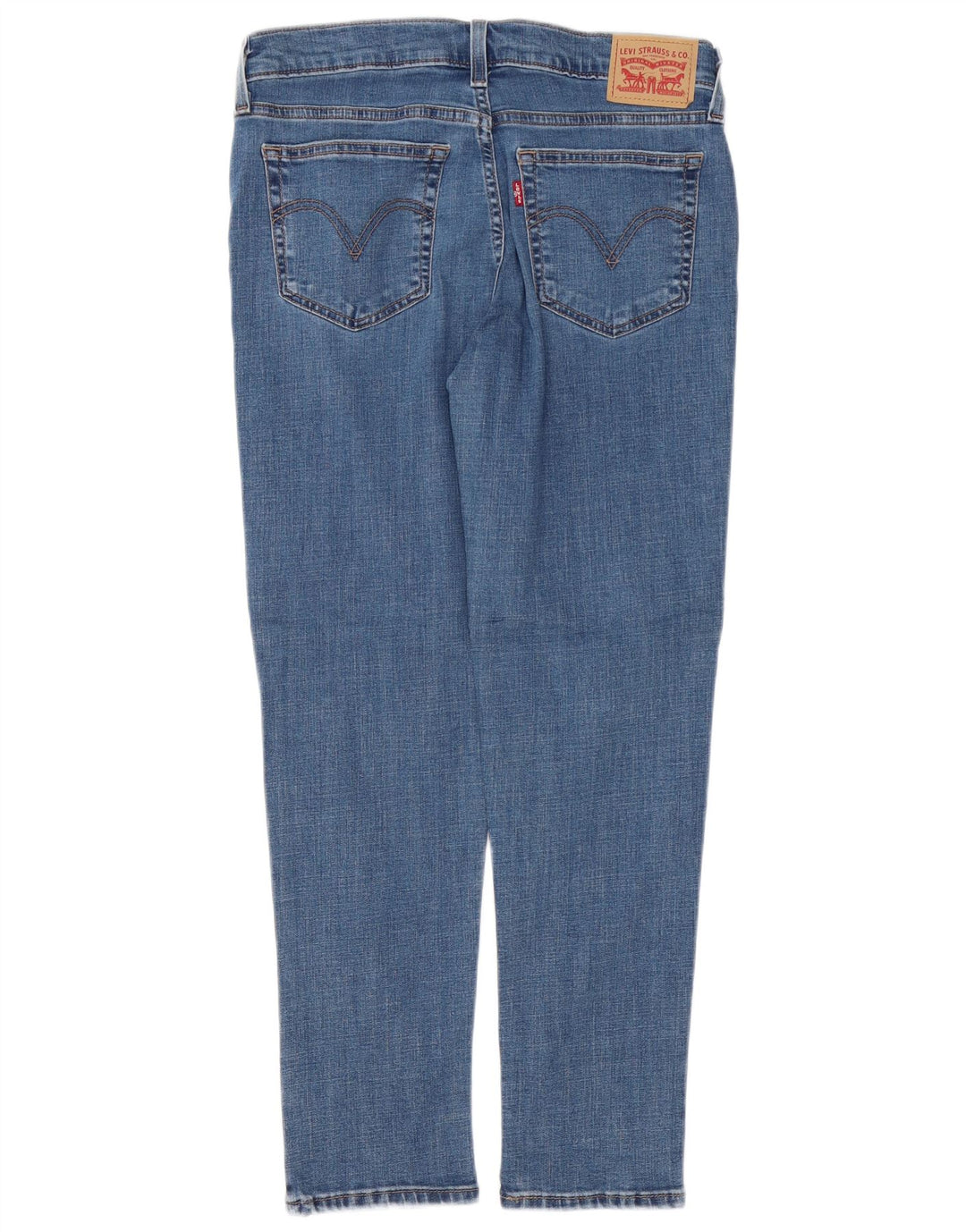 LEVI'S Damen Boyfriend Slim Jeans W27 L27 Blaue Baumwolle