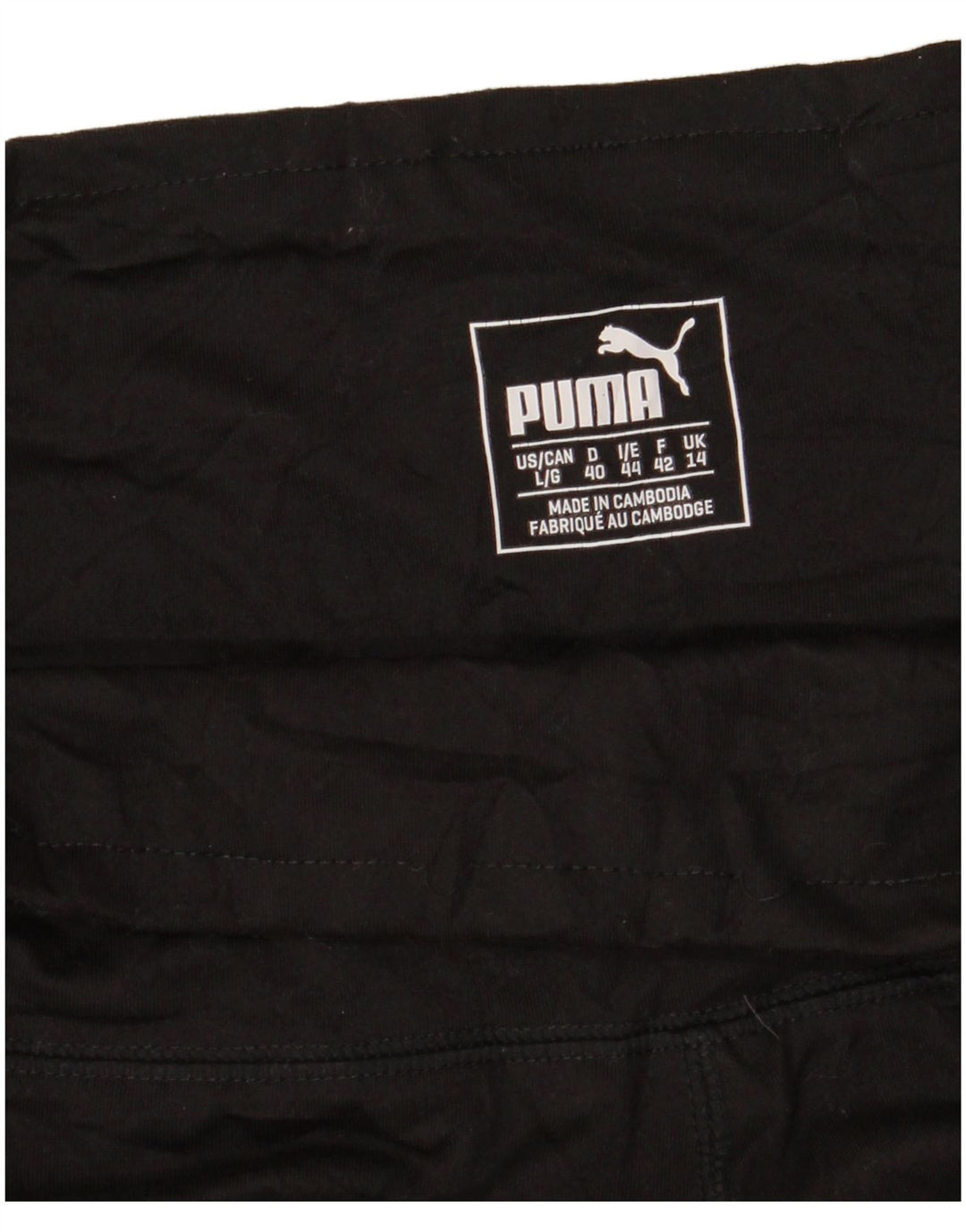 PUMA Damen Leggings UK 14 Large Schwarz