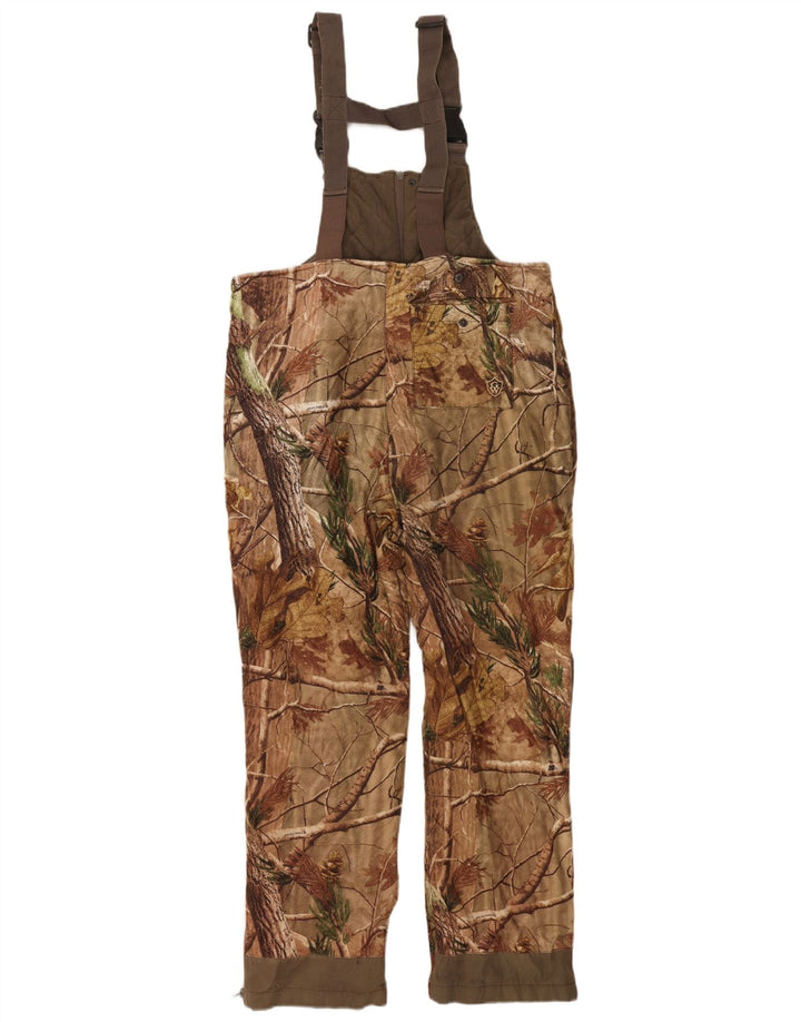 GAME WINNER Herren-Overall, Latzhose, Hose, XL, W36, L28, Braun, Camouflage