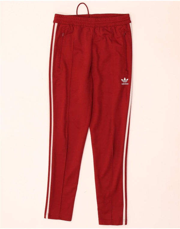 Adidas Herren-Trainingshose, klein, aus roter Baumwolle
