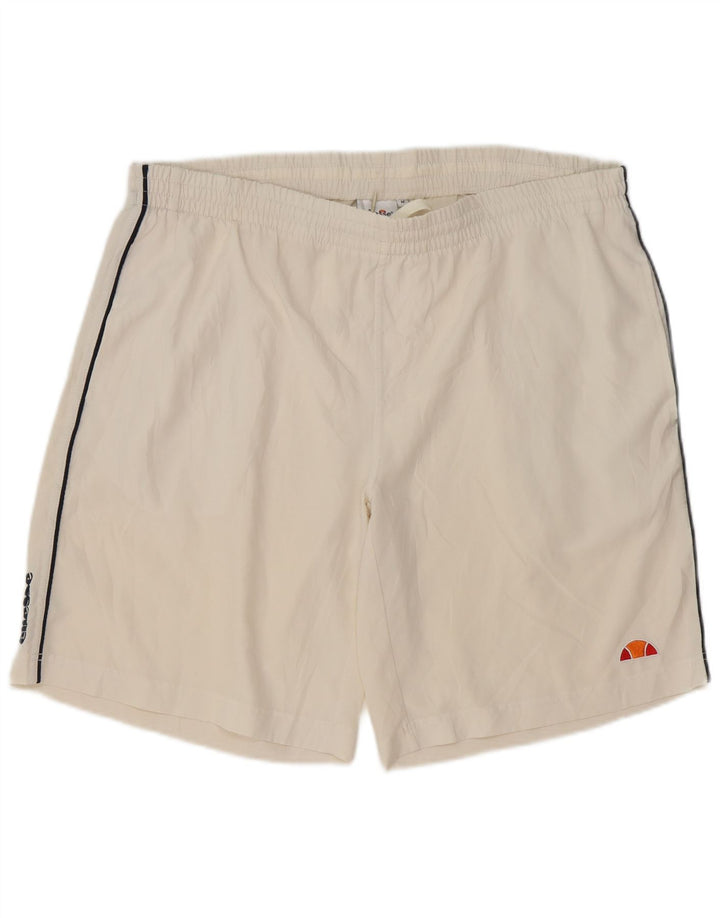 ELLESSE Herren Sportshorts Mittelweißes Polyester