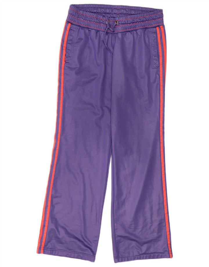 Adidas Damen Trainingshose UK 14 Medium Lila Polyester