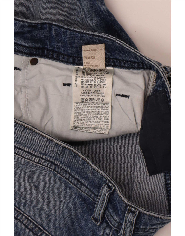 Diesel Herren Slim Jeans W34 L34 Blaue Baumwolle