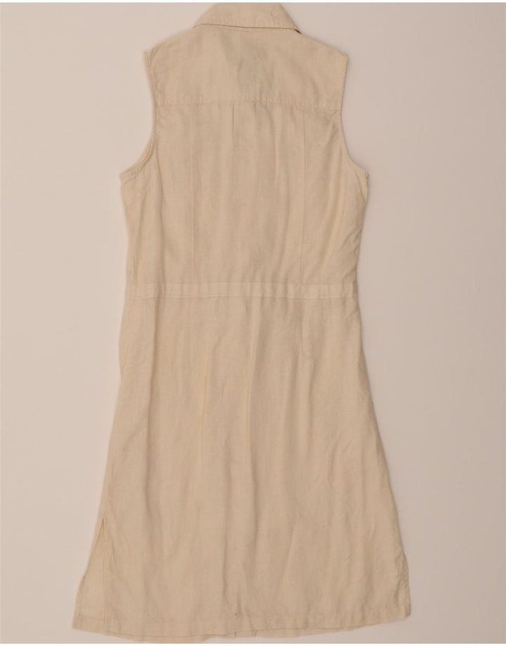 EXPRESS Womens Sleeveless Shirt Dress US 5/6 Medium Beige Cotton Vintage Express and Second-Hand Express from Messina Hembry 