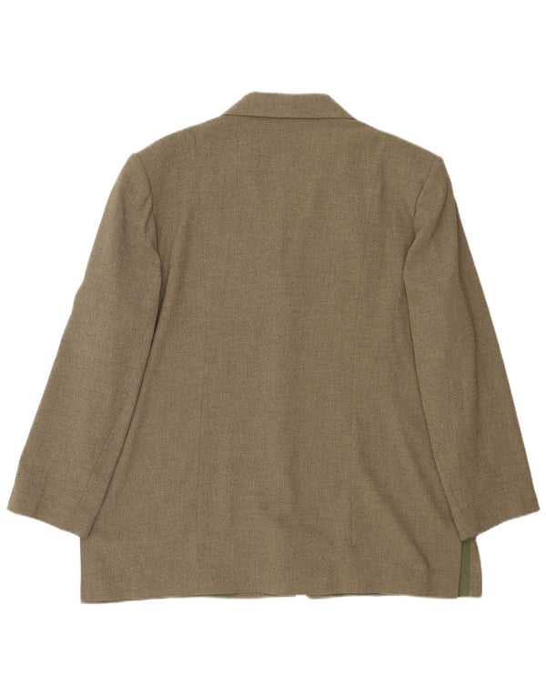 Endora Damen 3-Knopf-Blazerjacke UK 20 2XL Khaki Polyester