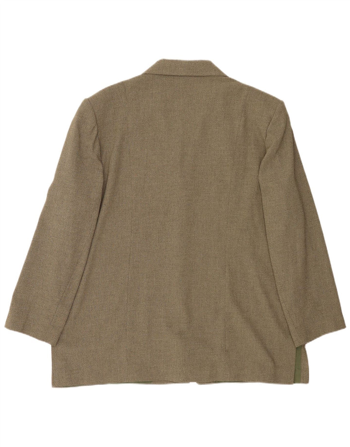 Endora Damen 3-Knopf-Blazerjacke UK 20 2XL Khaki Polyester