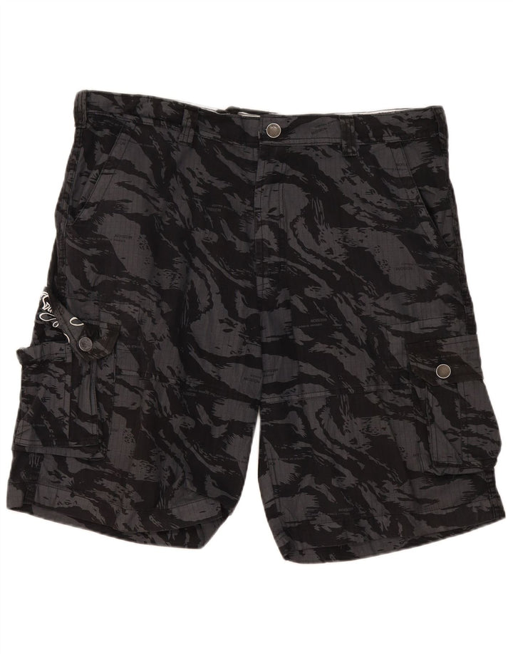 Billabong Herren Graphic Cargo Shorts W40 XL Graue Tarnung