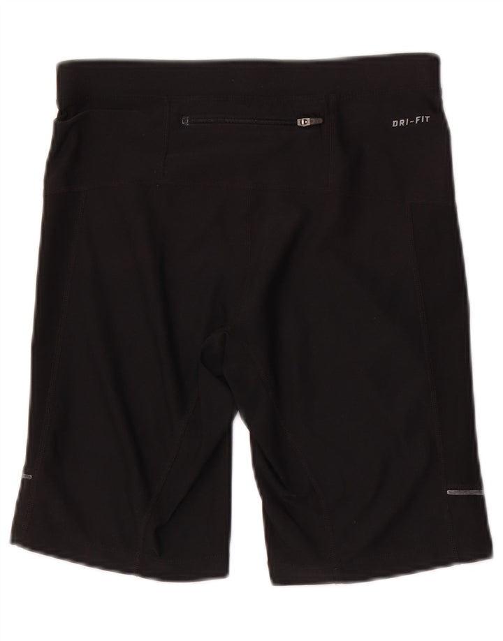 Nike Damen Dri Fit Sport Shorts UK 8 Small Schwarz Polyester