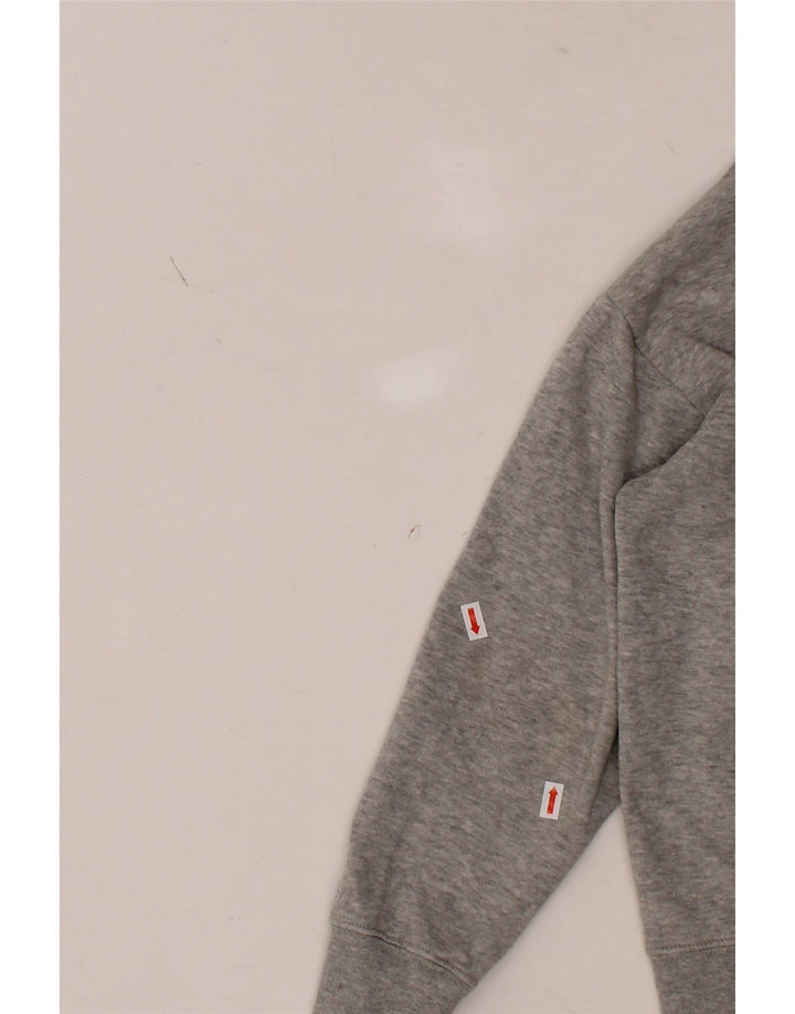 CHAMPION Boys Graphic Hoodie Jumper 7-8 Years Medium Grey Cotton Vintage Champion and Second-Hand Champion from Messina Hembry 