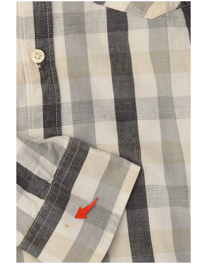 Lee Herrenhemd, groß, grau kariert, Baumwolle