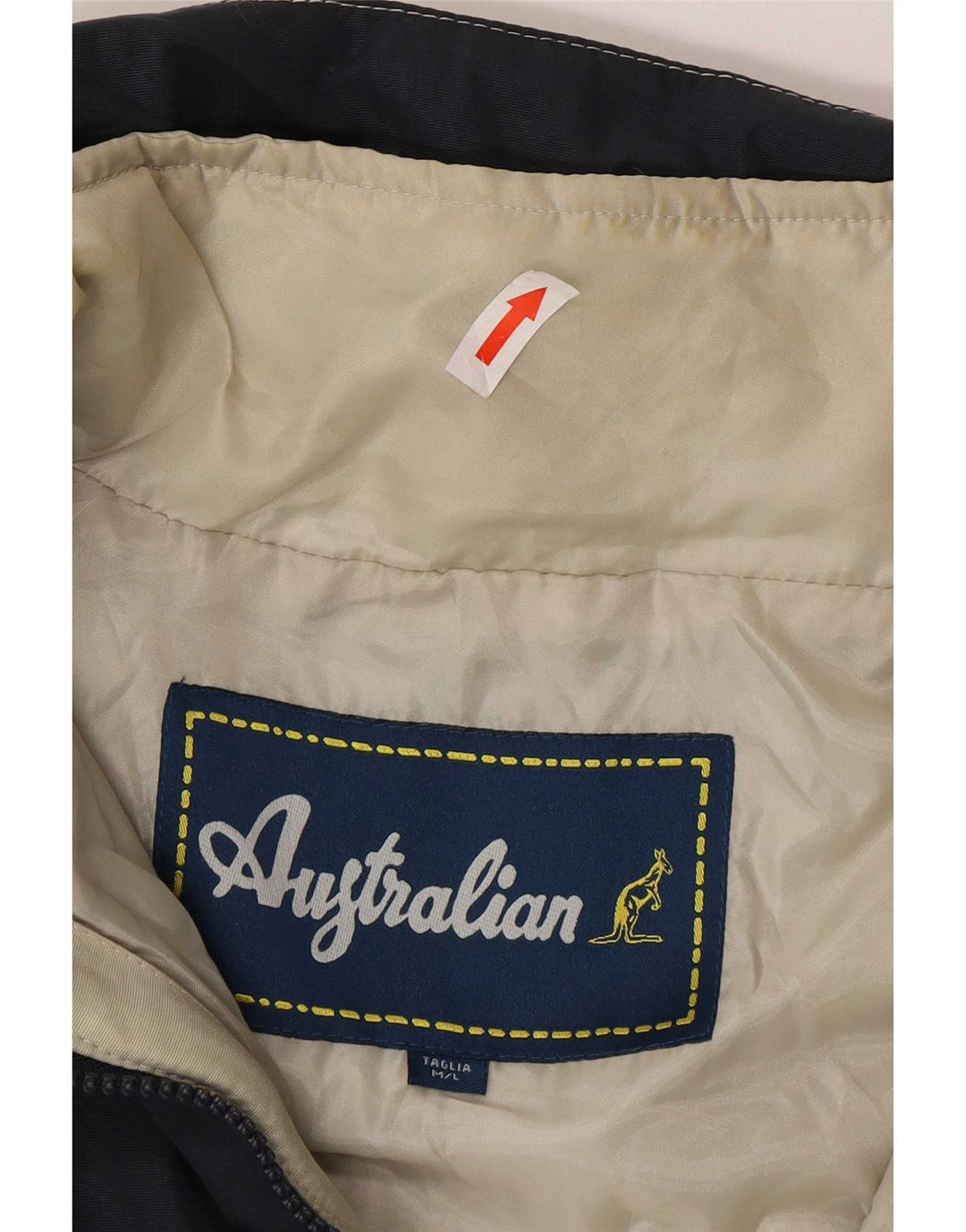 AUSTRALIAN L'ALPINA Herren-Windbreaker-Jacke, UK 38, mittleres Marineblau