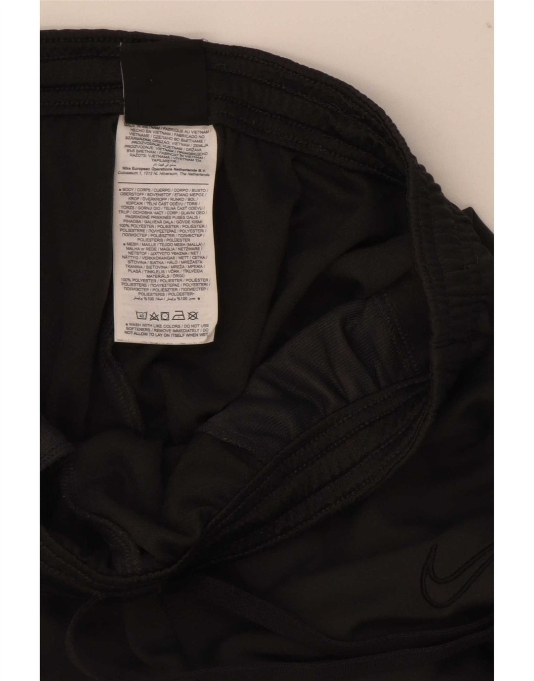 Nike Herren Dri Fit Trainingshose, Größe S, Schwarz, Colourblock-Polyester