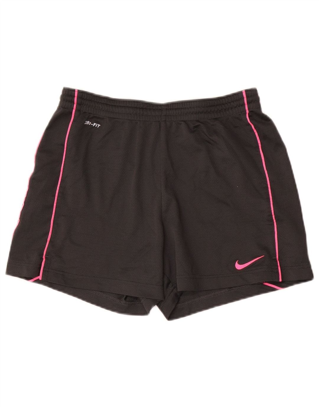 Nike Damen Dri Fit Sport Shorts UK 10 Small Grau Polyester