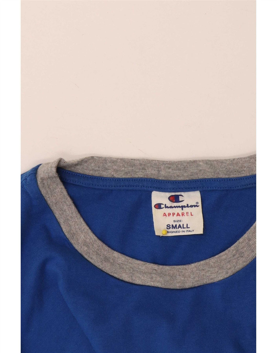 Champion Herren-T-Shirt mit Grafik, klein, Blau, Farbblock