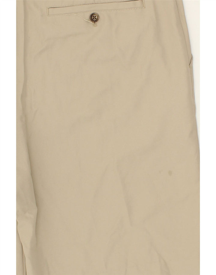 IZOD Mens Chino Shorts W38 XL Beige Polyester Vintage Izod and Second-Hand Izod from Messina Hembry 