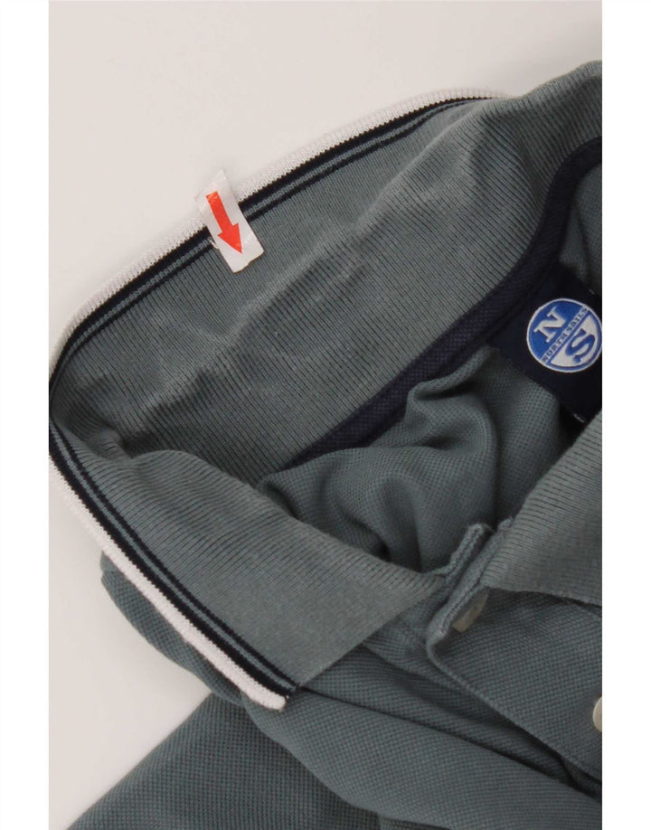 North Sails Herren-Poloshirt aus mittelgrauer Baumwolle