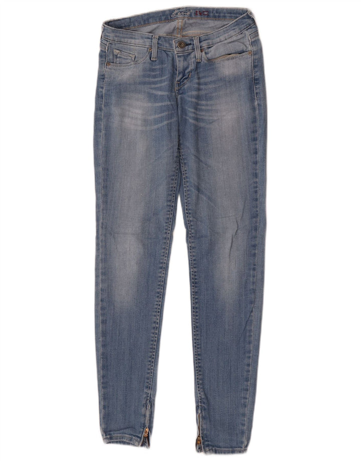 Levi's Damen Skinny Jeans W24 L32 Blaue Baumwolle