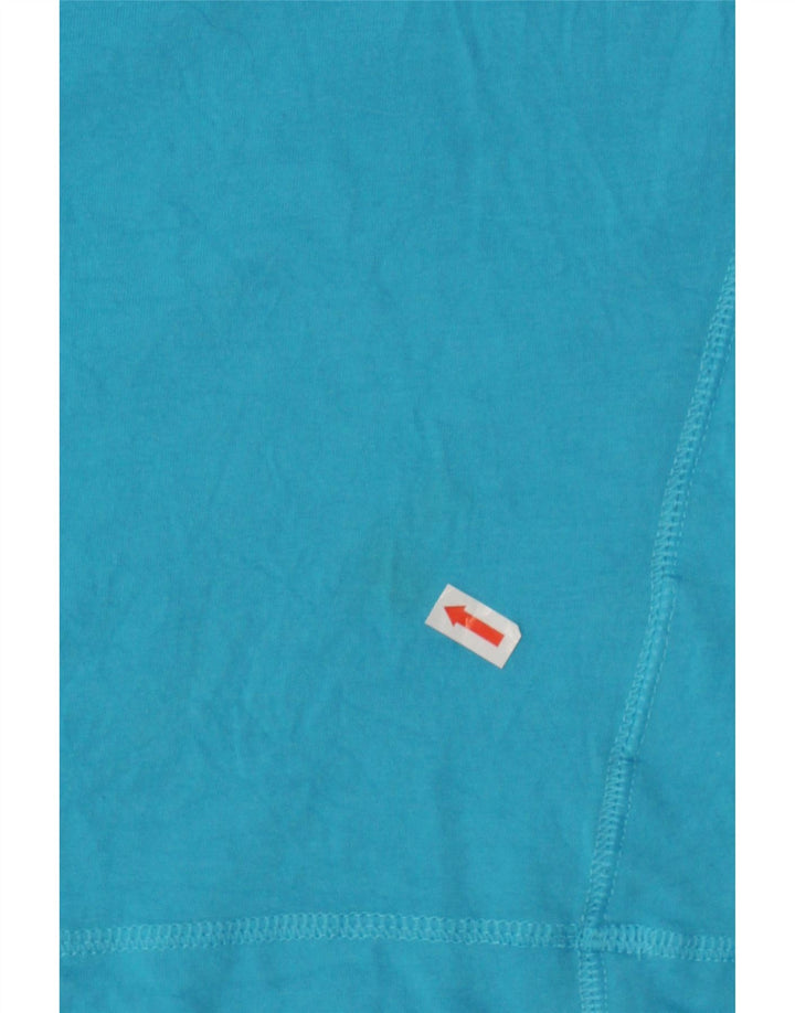 NIKE Womens T-Shirt Top UK 12 Medium Blue Cotton Vintage Nike and Second-Hand Nike from Messina Hembry 