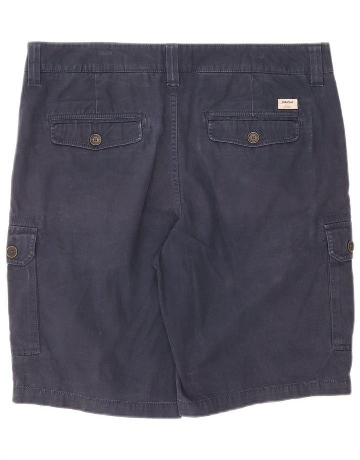 Timberland Herren Cargo Shorts W38 XL Marineblau Baumwolle
