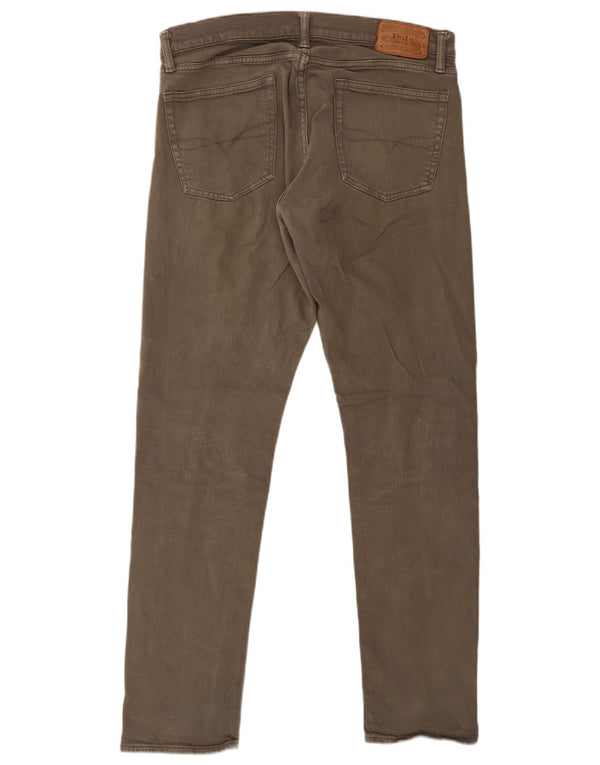 Polo Ralph Lauren Herren Slim Jeans W32 L32 Khaki Baumwolle