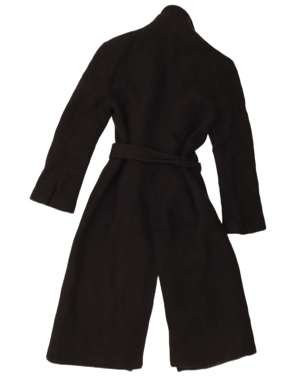 Zara Womens Open Overcoat UK 14 Medium Schwarz