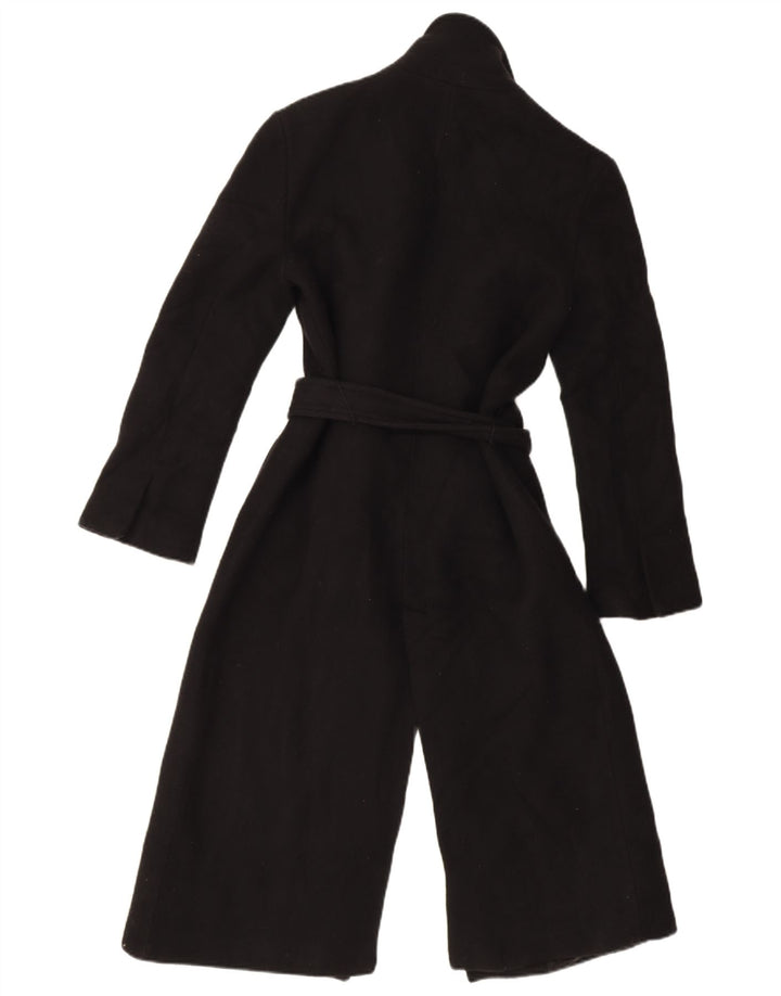 Zara Womens Open Overcoat UK 14 Medium Schwarz