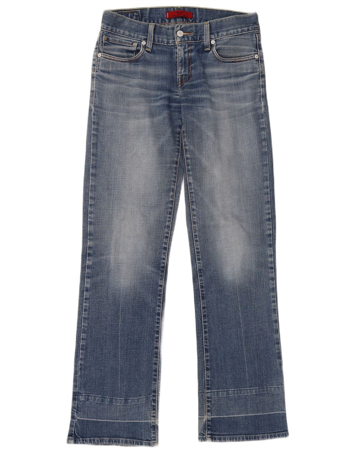Levi's Damen Eve Square Cut Straight Jeans W30 L34 Blaue Baumwolle