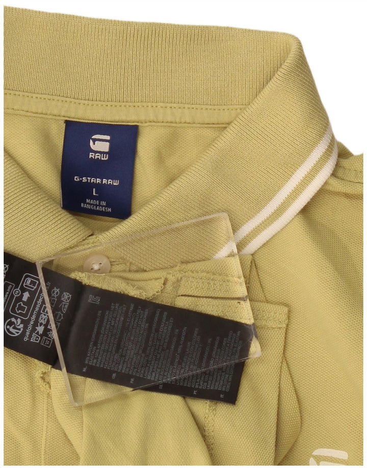G-Star Herren-Poloshirt, große Khaki-Baumwolle