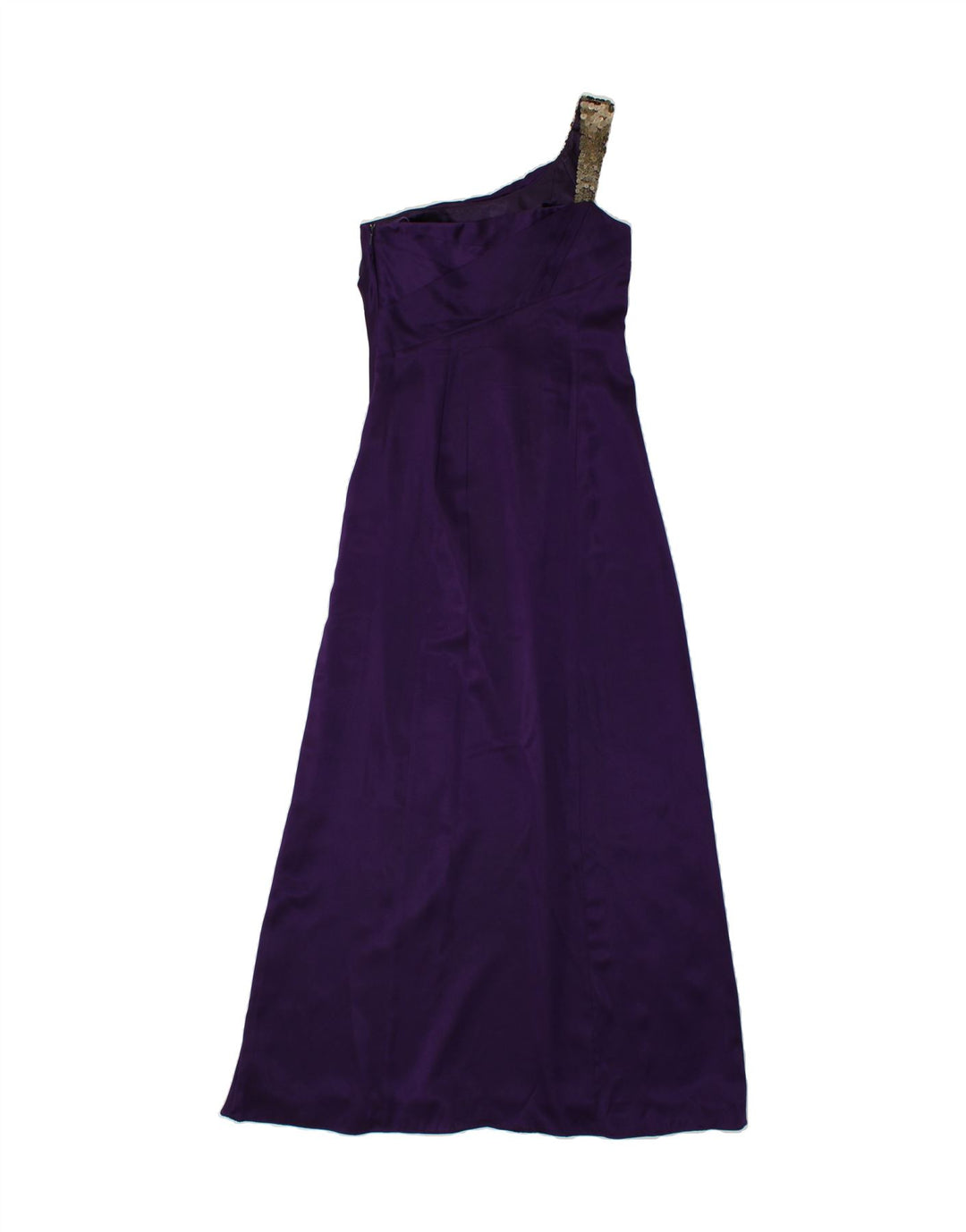 MONSOON Womens One Shoulder Dress UK 10 Small  Purple Polyester Vintage Monsoon and Second-Hand Monsoon from Messina Hembry 