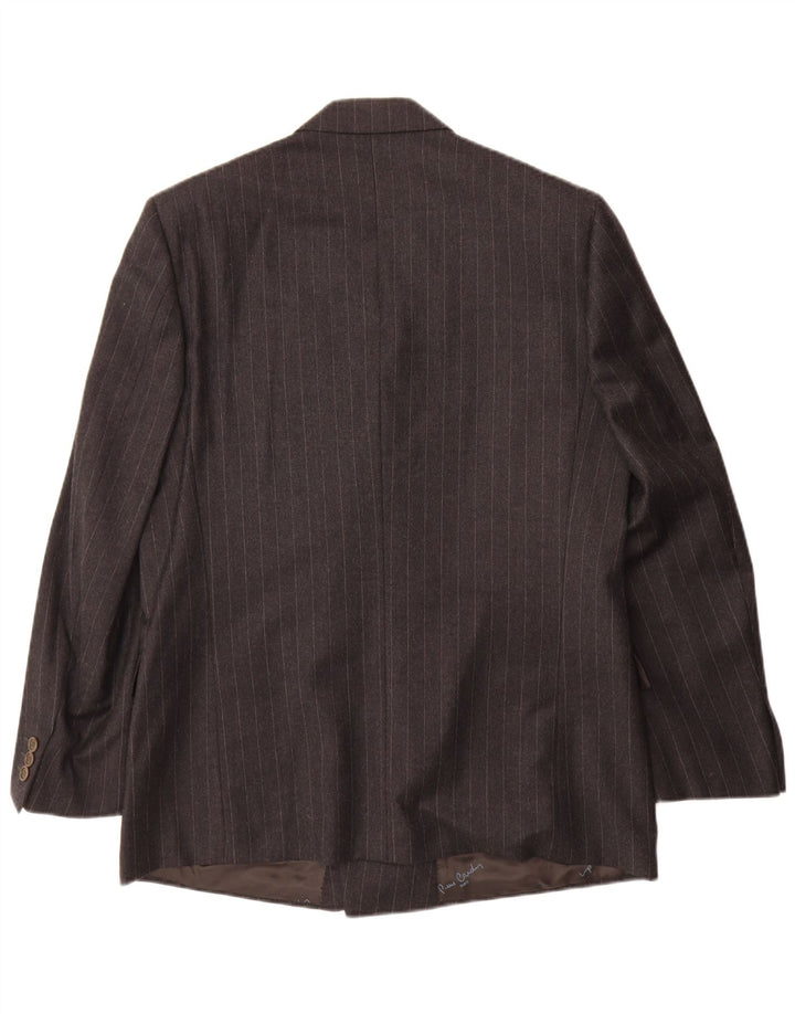 Pierre Cardin Herren Zweireihiger 2-teiliger Anzug UK 40 Large Grau Klassisch