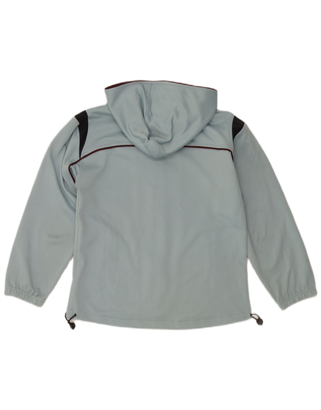 Asics Herren-Trainingsanzug mit Kapuze, Jacke, klein, blau, Farbblock-Polyester