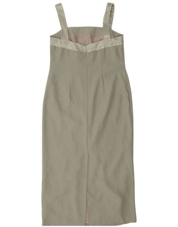 Debut Damen ärmelloses Etuikleid UK 16 Large Grün Polyester