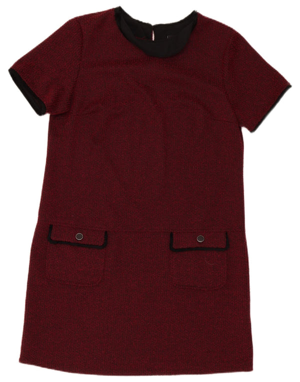 Wallis Damen Etuikleid UK 14 Large Burgunderrot Polyester