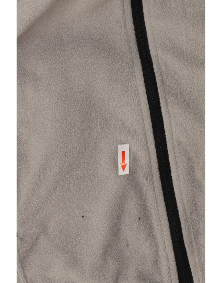 TRUSSARDI Damen Fleecejacke UK 18 XL Grau Polyester