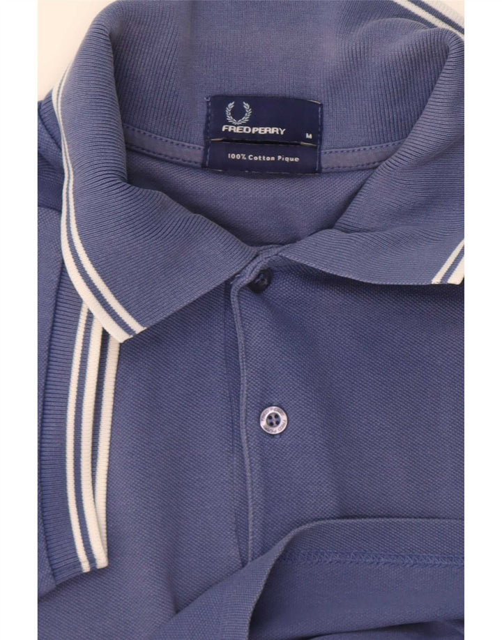 Fred Perry Herren Poloshirt Mittelblau