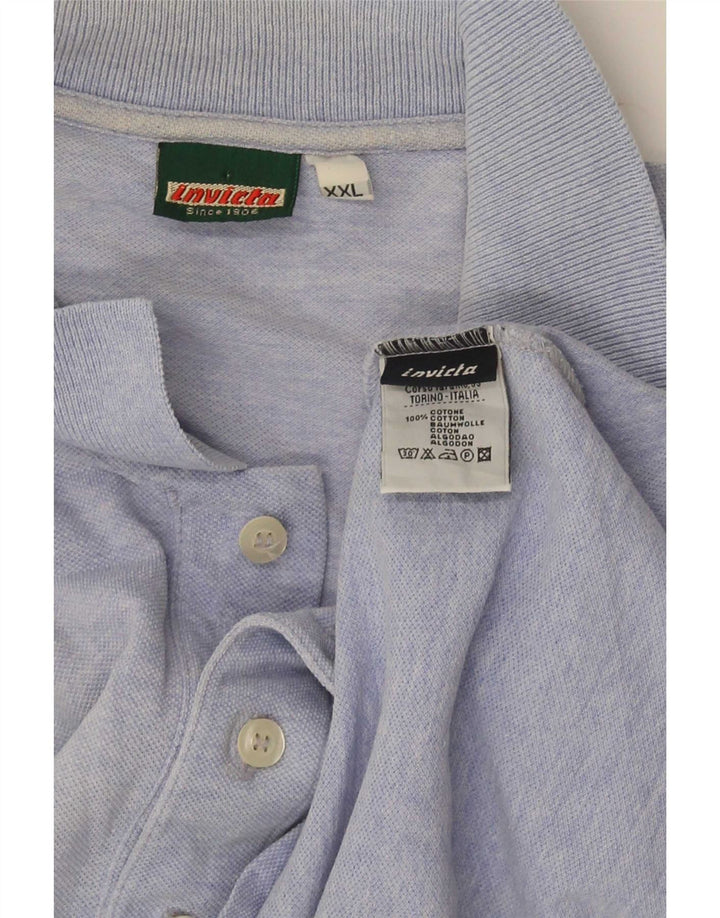 Invicta Herren Poloshirt 2XL Blau Baumwolle