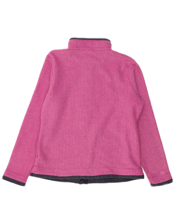 Weird Fish Damen Fleecejacke UK 14 Large Lila Polyester