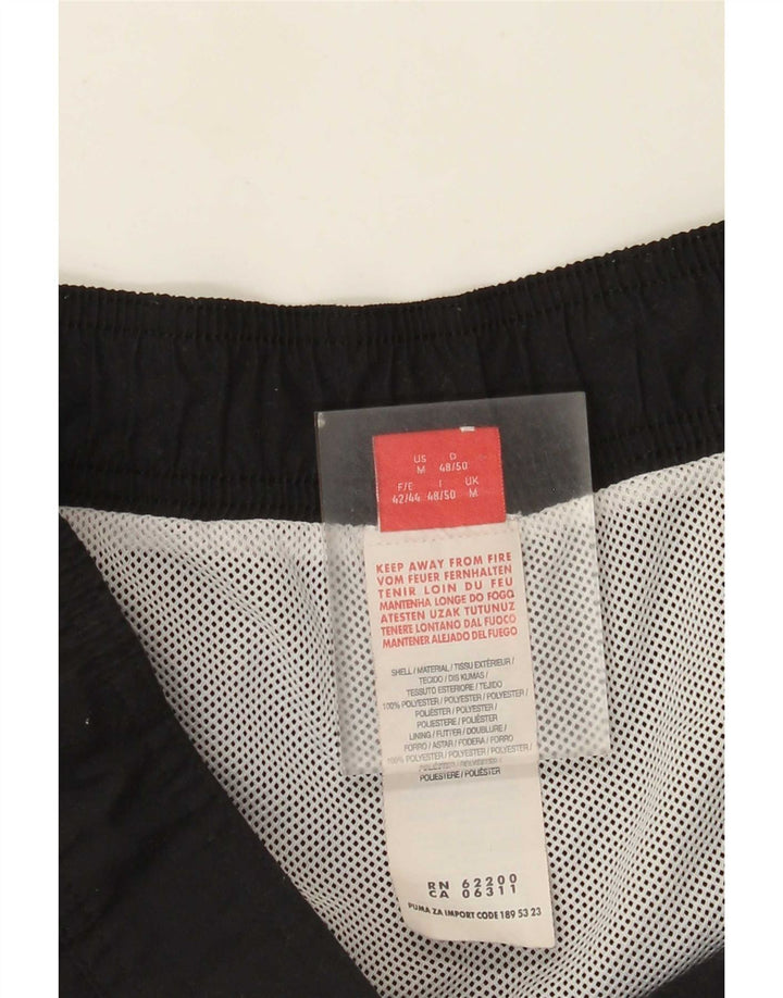 Puma Herren-Badeshorts mit Grafik, Mittelschwarz, Farbblock-Polyester