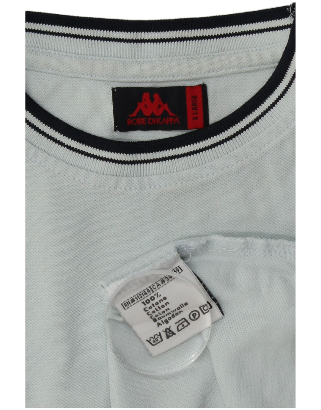 KAPPA Herren T-Shirt Top XL Blau Baumwolle