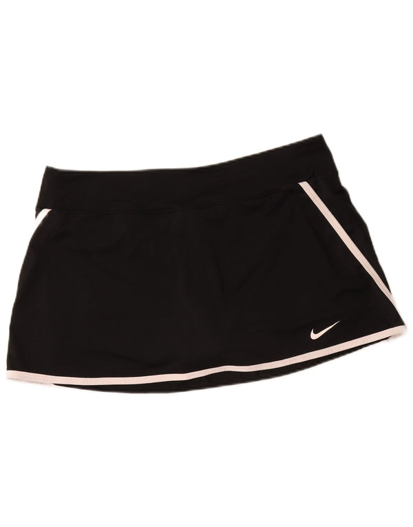 Nike Damen Dri Fit Skort UK 18 XL Schwarz Polyester