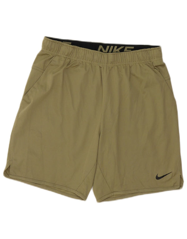 Nike Herren Dri Fit Sportshorts, Größe S, Grün, Polyester