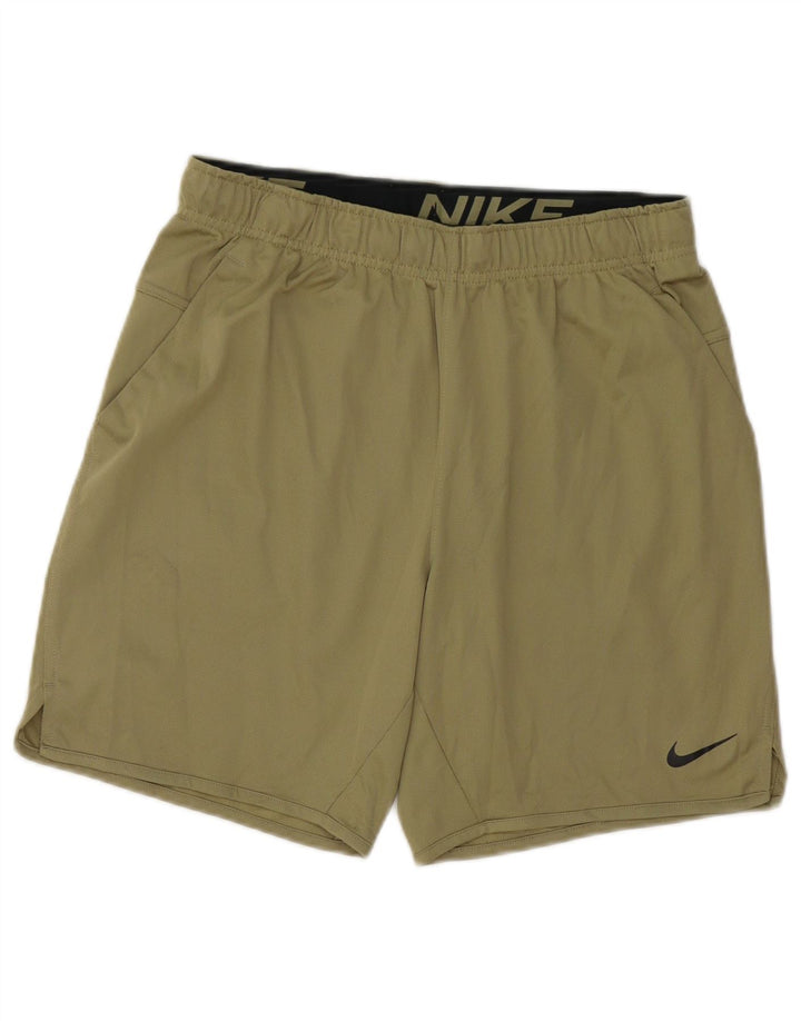 Nike Herren Dri Fit Sportshorts, Größe S, Grün, Polyester