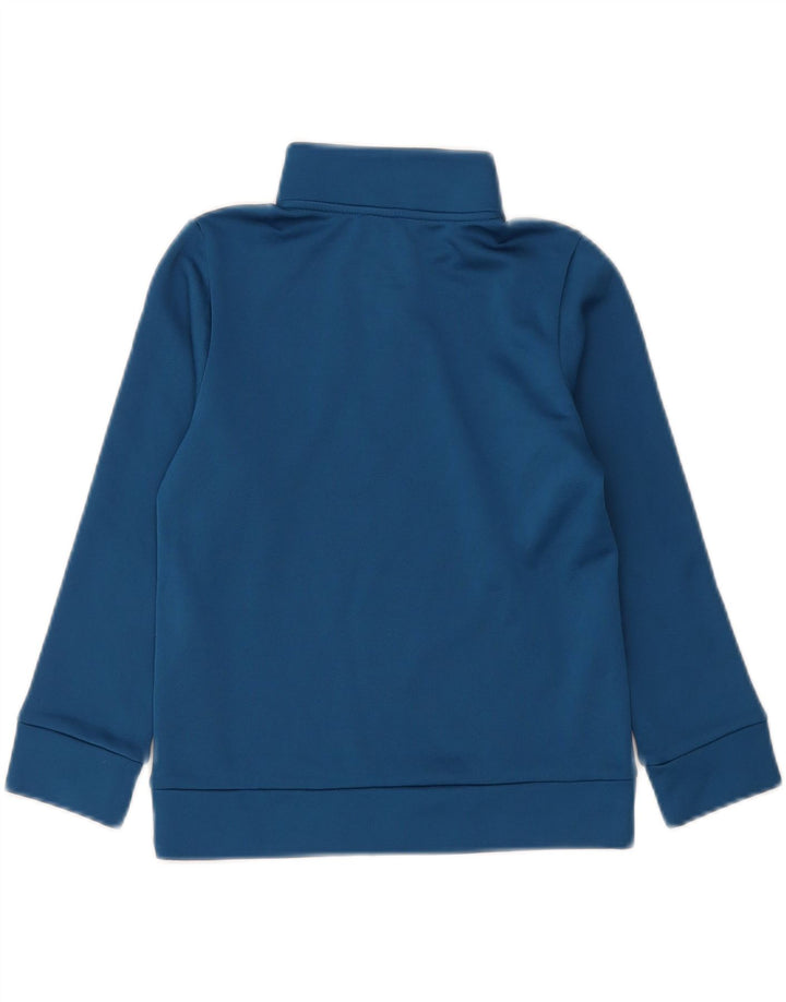 Under Armour Jungen-Sweatshirt mit Reißverschluss am Hals, 6–7 Jahre, XS, blaues Polyester